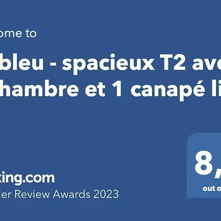 Le Bleu - Lumineux, 1 Chambre, Salle De Bain Moderne